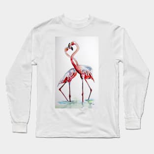 Flamingos Long Sleeve T-Shirt